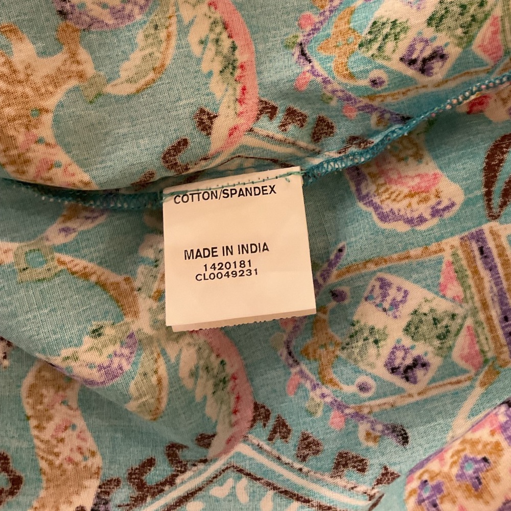 eShakti Black and Teal Floral Maxi Dress - Picture 8 of 11